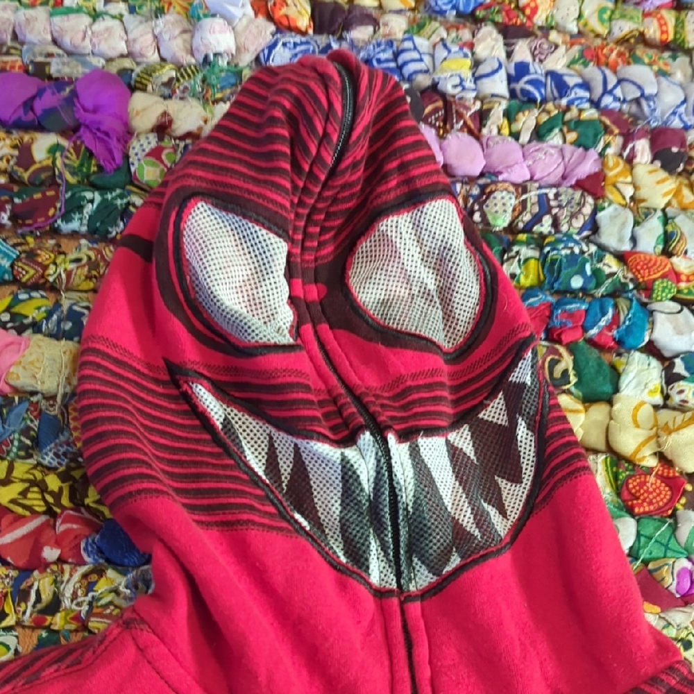 Kids Superhero Hoodie with Spider Design